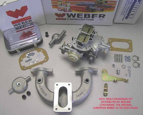 Mgb 1962 1981 weber conversion - mgb,