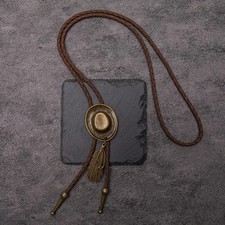 Brown Bolo Tie Bronze Alloy