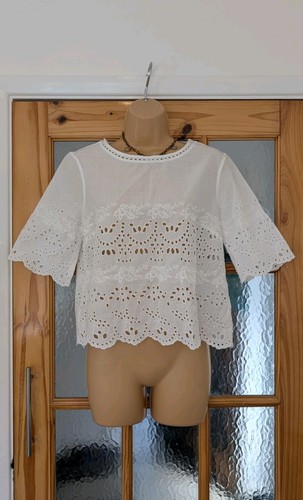 Indigo white broderie - indigo,