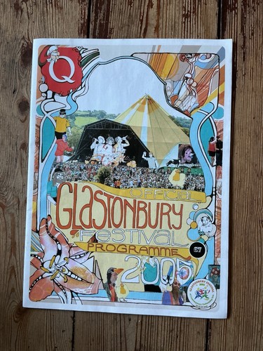Glastonbury festival programme - glastonbury,