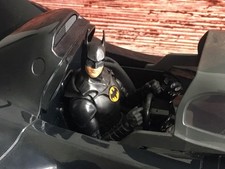 Mcfarlane Dc Multiverse Batmobile The Flash With Added Batman And Gargoyle