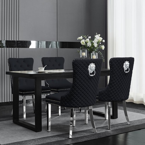 Luxury velvet dining chair - luxury,