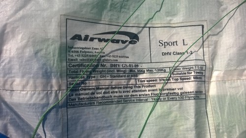 Paragliding wing bruce - paragliding,