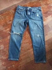 Topshop Moto JAMIE blue petite women's  stretch jeans size W28 L28 stressed