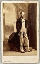 CDV LORD WHARNCLIFFE EARL RAILWAY EXECUTIVE ART COLLECTOR ANTIQUE CALDESI PHOTO