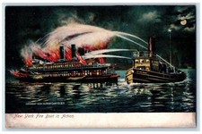 1908 New York Fire Boat In