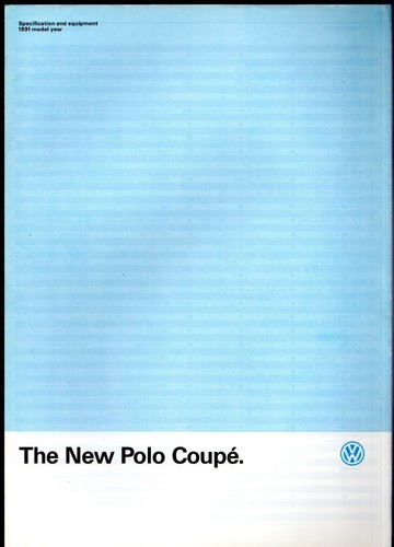 Volkswagen polo coupe - volkswagen,
