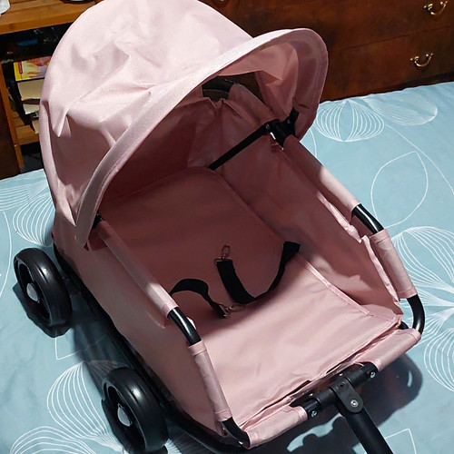 Pink wheel foldable pet - 4-wheel,
