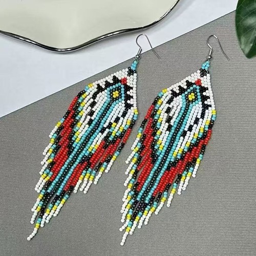 Tribal earrings native large - tribal,