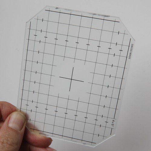 Sinar ground glass - 5"x4",