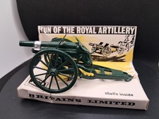 BRITAINS DIECAST PRE-WAR No 9715 * GUN OF ROYAL ARTILLERY * IN   BOX