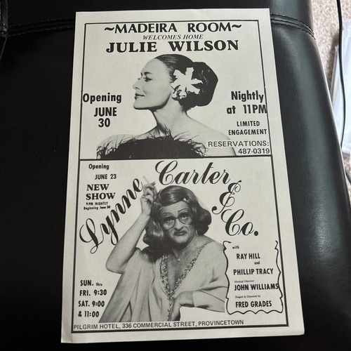 Vintage playbill flyer - vintage, julie