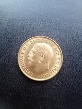 1913 King George V Half Sovereign 22 Carat Gold