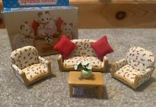 Sylvanian Families Settee Set 3 Piece Suite Living Room Furniture Calico Critter