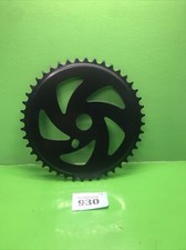 NEW  44T BLACK STEEL CHAIN RING,ONE PIECE CRANK, BMX,CRUISER,RETRO,S/930