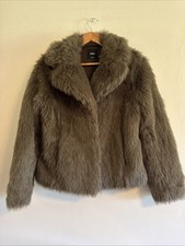 Vintage Faux Fur Jacket Size