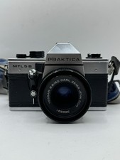 PRAKTICA MTL 5b 35mm Film SLR Camera - tessar 2.8/50 carl zeiss jena Untested