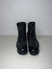 German Army Paratrooper Boots, Genuine MK5/6, Grade 1  Reconditioned - UK 9