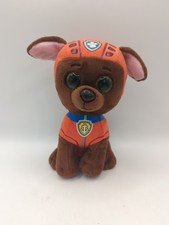Paw Patrol Zuma 6" Ty Beanie Boo Soft Plush Toy. Excellent condition