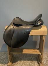 Bates GP Saddle Black 17.5" Adjustable Gullet