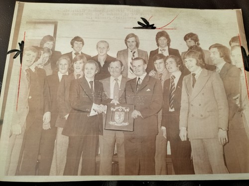 Vintage football press photo - football,