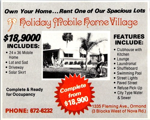 Holiday mobile home - holiday, village