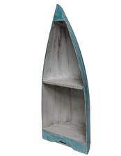 Nautical BOAT BOOKSHELF Wine holder Corner Shelf Sailboat Sail Boat