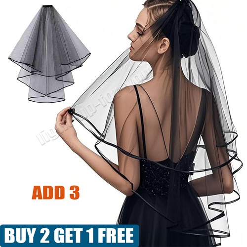 Black ribbon edge bridal - edge,