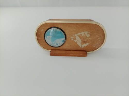 Vintage wooden piggy bank - vintage,