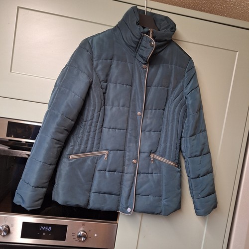 Ladies green padded jacket - green,