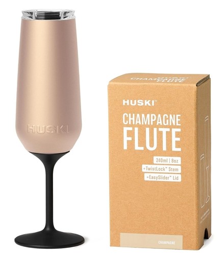 Huski champagne colour - huski, flute