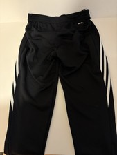 Adidas Black Tracksuit Bottoms 13-14 Boys