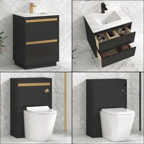 Bathroom vanity unit - unit, basin