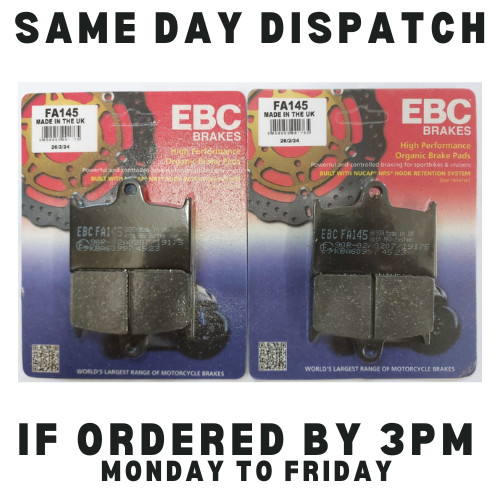 Ebc front brake pads - pads, for