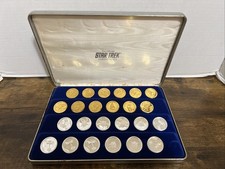 Original Star Trek Classic TOS Franklin Mint Checker Set & 24 Pieces *READ*