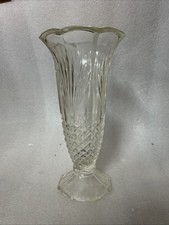 Vintage Large Fluted Cut Glass