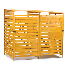 Double wheelie bin storage - double,