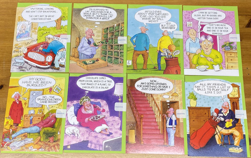 Job lot greetings cards - x,