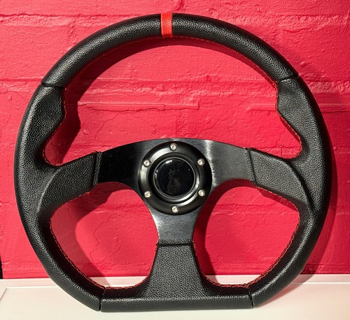 Black 350mm steering wheel - , for