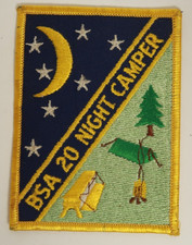 BSA 20 Night Camper Boy Scouts
