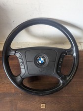 BMW E39 5 SERIES FOUR SPOKE MULTI-FUNCTION COMPLETE STEERING WHEEL 6753738.