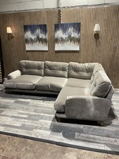 Loaf Sofa Sugar Bum Large Right Hand Corner In Grey Clever Velvet £4895