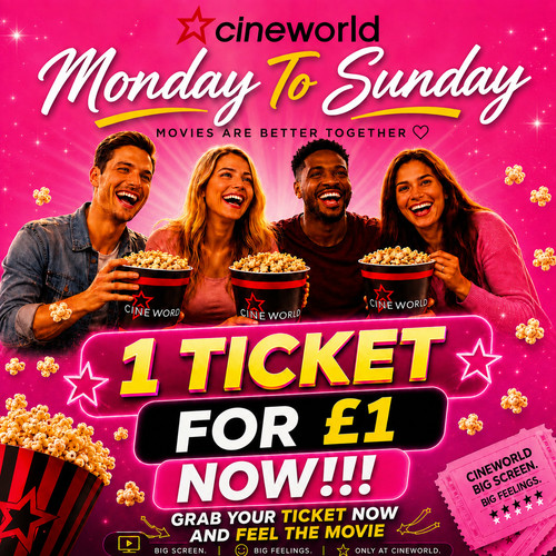 Cineworld cinema tickets - cineworld,