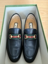 Gucci Mens  Black Leather