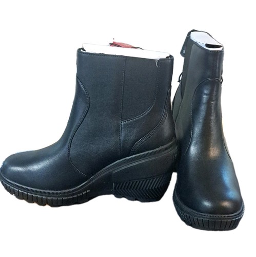 Sorel womens black leather - black,