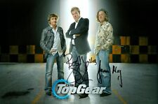 Jeremy Clarkson & James May Hand Signed 12x8 Photo Top Gear Autograph + COA