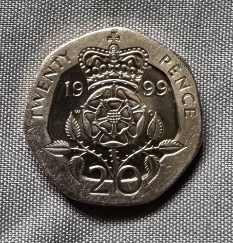 Genuine rare 20p coin - genuine,