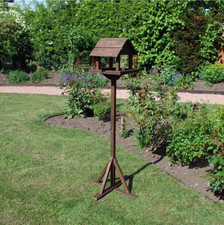 Wooden bird table feeding - bird,