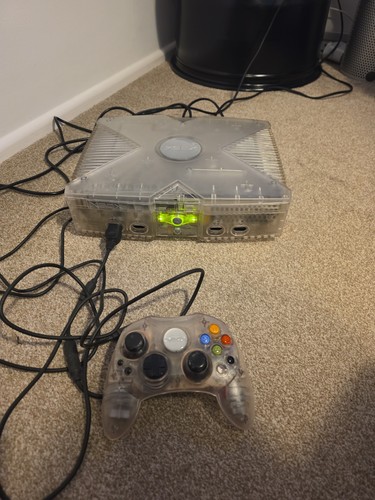 Xbox crystal clear console - crystal,