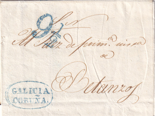 Spain 1841 complete letter
